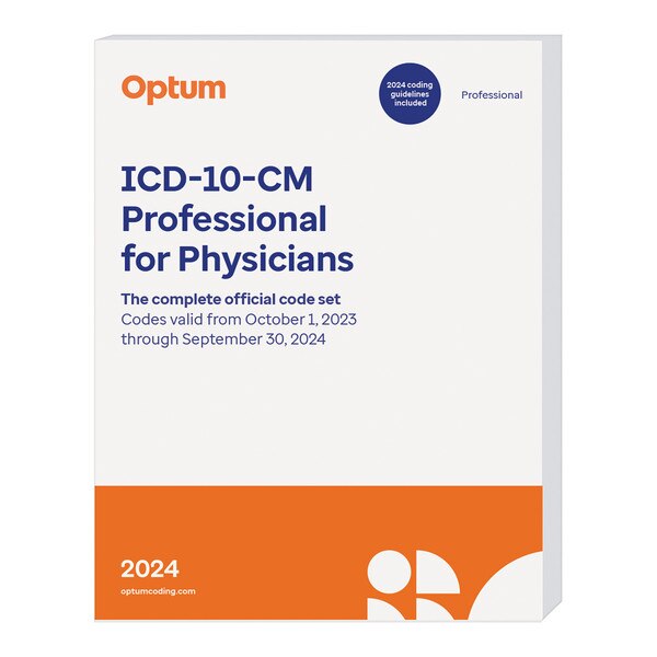 2024 ICD10CM Professional for Physicians with Guidelines